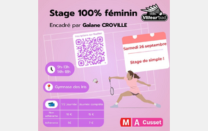 Stage simple - 100% féminin