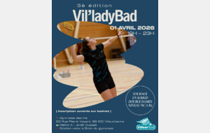 Vil'LadyBad 2026 - 3e édition (en soirée, Tournoi 100 % féminin - Double dames)